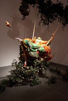 Yinka Shonibare, 'The Swing (after Fragonard)' 2001, at Brooklyn Museum © Diana Quick